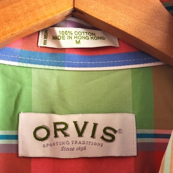 Orvis Plaid Shortsleeve Shirt - Picture 3 of 3
